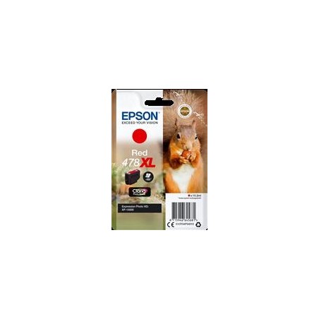 EPSON TINTA ROJO SINGLEPACK CLARIA PHOTO HD INK - Nº 478XL