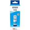 EPSON TINTA BOTE CIAN ECOTANK ET-5850, ET-5800, ET-16650, ET-16600, ET-5880, ET-5170 - Nº 113