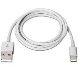 AISENS CABLE LIGHTNING A USB 2.0 LIGHTNING/M - USB A/M BLANCO 1,0M