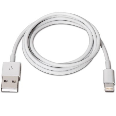 AISENS CABLE LIGHTNING A USB 2.0 LIGHTNING/M - USB A/M BLANCO 1,0M