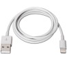AISENS CABLE LIGHTNING A USB 2.0 LIGHTNING/M - USB A/M BLANCO 1,0M