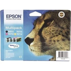 EPSON BK / C / M / Y STYLUS D-78/92/120 DX-4000/5000/6000/7000F (T0711+T0712+T0713+T0714)