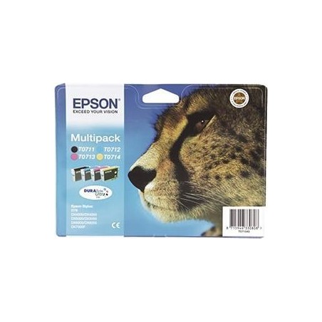 EPSON BK / C / M / Y STYLUS D-78/92/120 DX-4000/5000/6000/7000F (T0711+T0712+T0713+T0714)