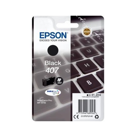 EPSON TINTA NEGRO WORKFORCE PRO 4745 SERIES - Nº 407