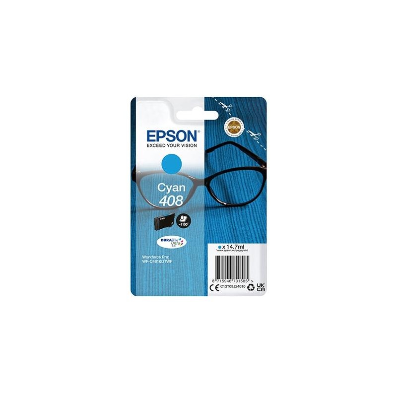 EPSON TINTA CIAN WF-C4810DTWF - Nº 408