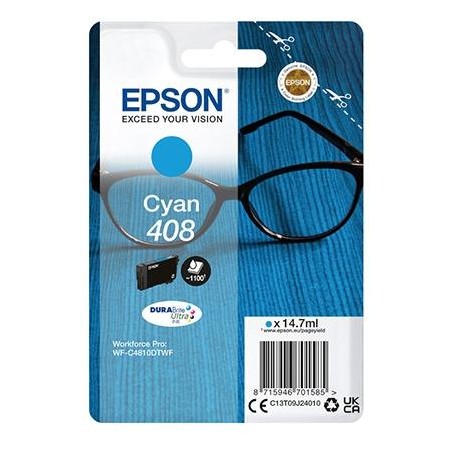 EPSON TINTA CIAN WF-C4810DTWF - Nº 408