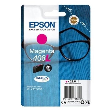 EPSON TINTA MAGENTA WF-C4810DTWF - Nº408L (408XL)