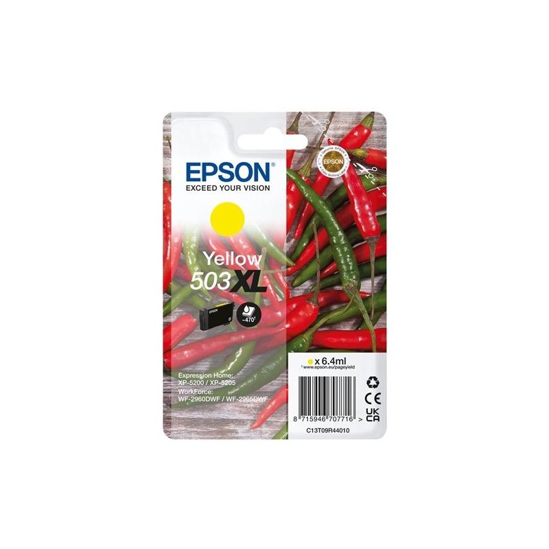 EPSON TINTA AMARILLO XP-5200, 5205 / WF-2960DWF, 2965DWF - 503XL