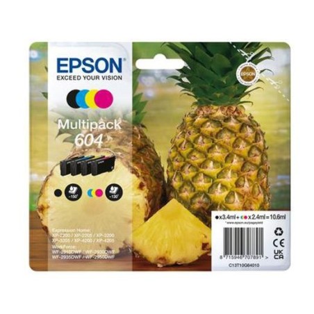 EPSON MULTIPACK BK / C / M / Y XP-2200, WF-2910DWF - 604