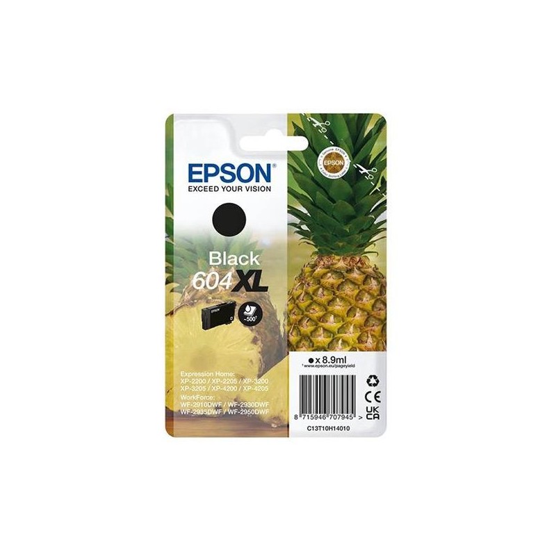EPSON TINTA NEGRO XP-2200, WF-2910DWF - 604XL