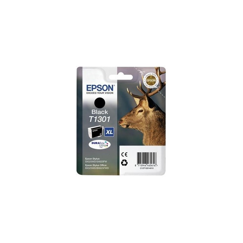 EPSON TINTA NEGRO STYLUS SX525WD/620FW/ OFFICE B42WD/ 525WD/625FWD/925FWD