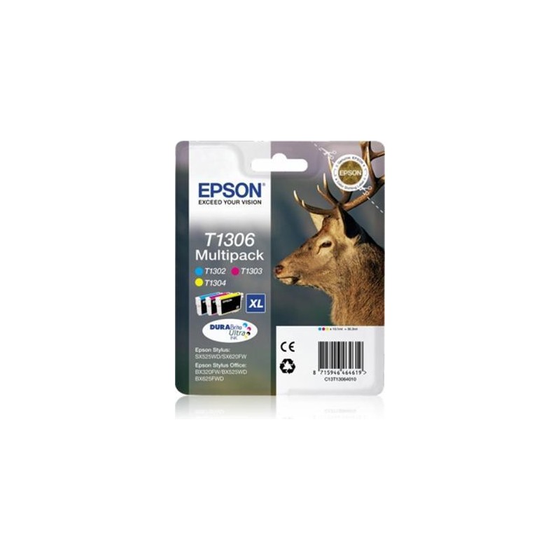 EPSON TINTA C / M / Y MULTIPACK SX525WD/620FW/ OFFICE B42WD/525WD/625FWD/925FWD