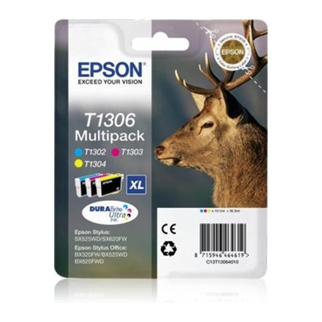EPSON TINTA C / M / Y MULTIPACK SX525WD/620FW/ OFFICE B42WD/525WD/625FWD/925FWD