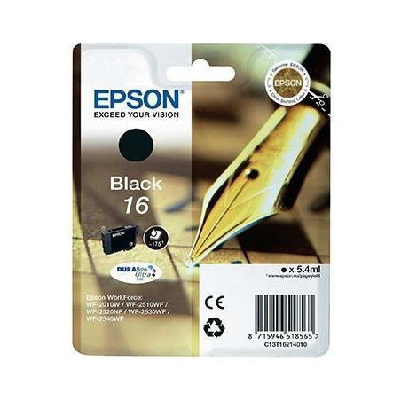 EPSON TINTA NEGRO DURABRITE ULTRA INK - Nº 16