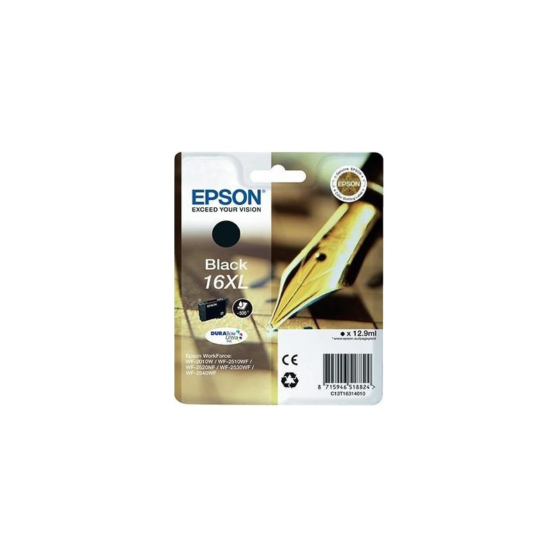 EPSON TINTA NEGRO DURABRITE ULTRA INK - Nº16XL