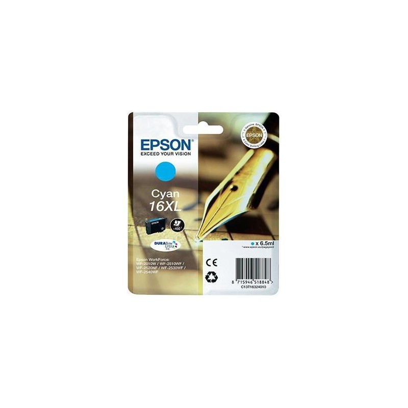 EPSON TINTA CIAN DURABRITE ULTRA INK - Nº16XL