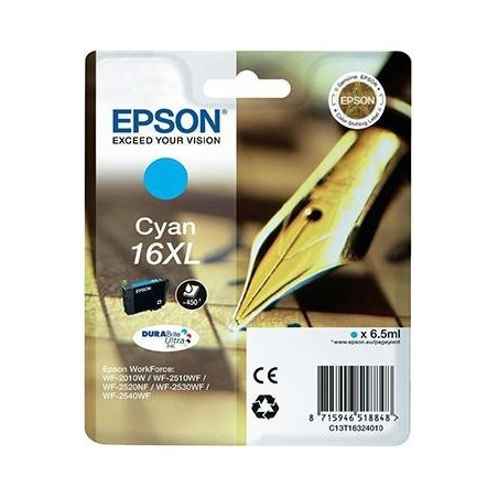 EPSON TINTA CIAN DURABRITE ULTRA INK - Nº16XL