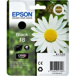 EPSON TINTA NEGRO EXPRESSION HOME XP-102/205/305/405 - Nº18