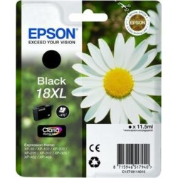 EPSON TINTA NEGRO EXPRESSION HOME XP-102/205/215/305/405 - Nº18XL