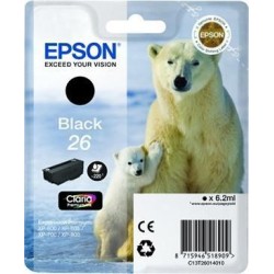 EPSON TINTA NEGRO CLARIA PREMIUM XP 510 520 600 605 610 615 620 625 700 710 720 800 810 820 - 26