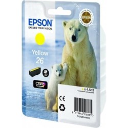 EPSON TINTA AMARILLO CLARIA PREMIUM XP 510 520 600 605 610 615 620 625 700 710 720 800 810 820 - 26