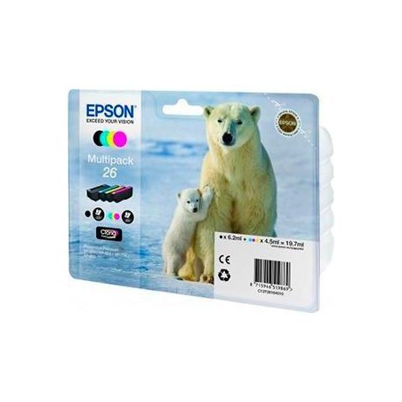 EPSON MULTIPACK BK/C/M/Y CLARIA PREMIUM XP 510 520 600 605 610 615 620 625 700 710 720 800 810 820 - 26