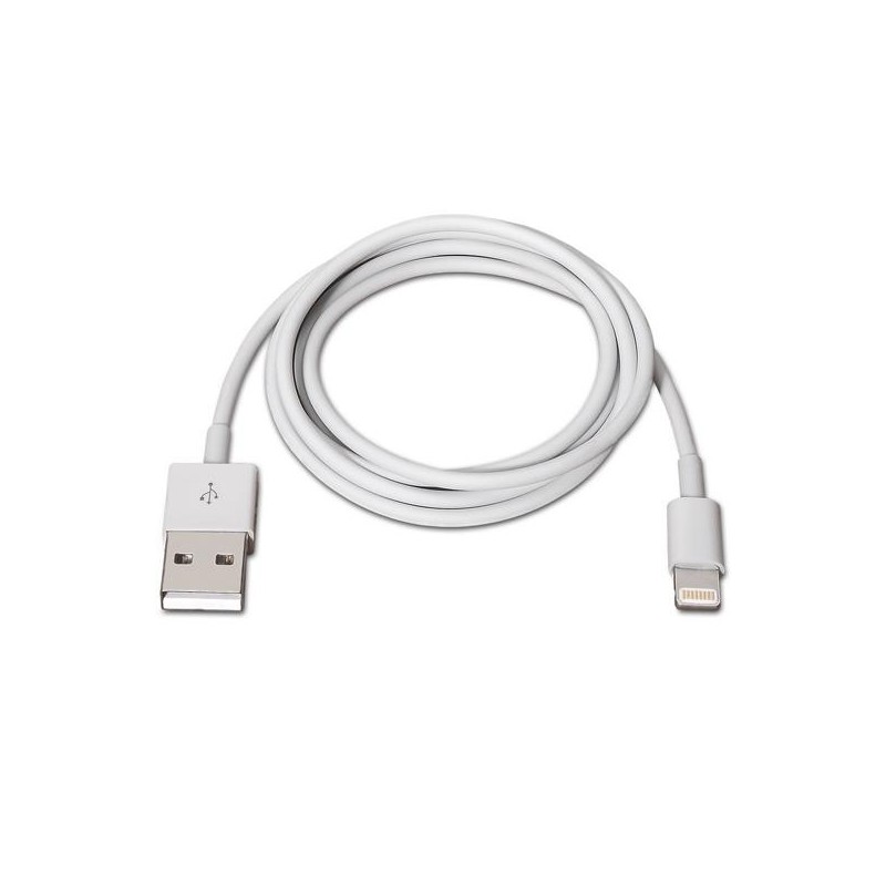 AISENS CABLE LIGHTNING A USB 2.0 LIGHTNING/M - USB A/M BLANCO 2,0M