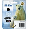EPSON TINTA NEGRO CLARIA PREMIUM XP 510 520 600 605 610 615 620 625 700 710 720 800 810 820 - 26XL ALTA CAPACIDAD