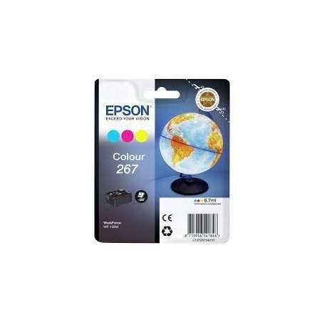 EPSON SINGLEPACK COLOUR WF-100W 267 INK CARTRIDGE