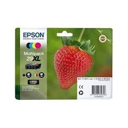 EPSON TINTA BK/ C / M/ Y - XP 235 332 335 432 435 - Nº 29 XL (PACK 4 COLORES)