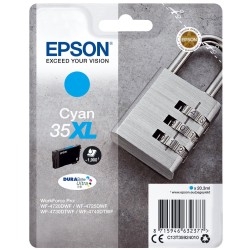 EPSON TINTA CIAN WORKFORCE PRO WF-4720DWF, 4725DWF, 4730DWF, 4730DTWF, 4740DTWF - Nº 35XL