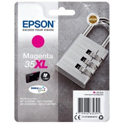 EPSON TINTA MAGENTA WORKFORCE PRO WF-4720DWF, 4725DWF, 4730DWF, 4730DTWF, 4740DTWF - Nº 35XL