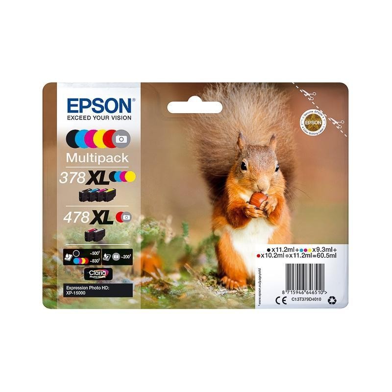 EPSON MULTIPACK 6-COLOURS 478XL CLARIA PHOTO HD INK