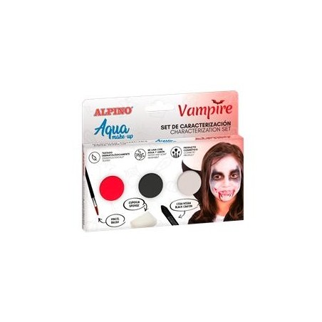 ALPINO MAQUILLAJE AL AGUA SET DE CARACTERIZACIÓN VAMPIRO