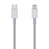 AISENS CABLE-APPLE -USB TYPE C-LIGHTNING-2A, 20CM CARGA RÁPIDA BLANCO