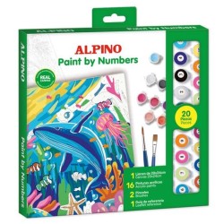 ALPINO PINTURA ACRÍLICA PINTA POR NÚMEROS OCEAN