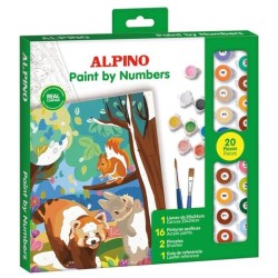 ALPINO PINTURA ACRÍLICA PINTA POR NÚMEROS FOREST