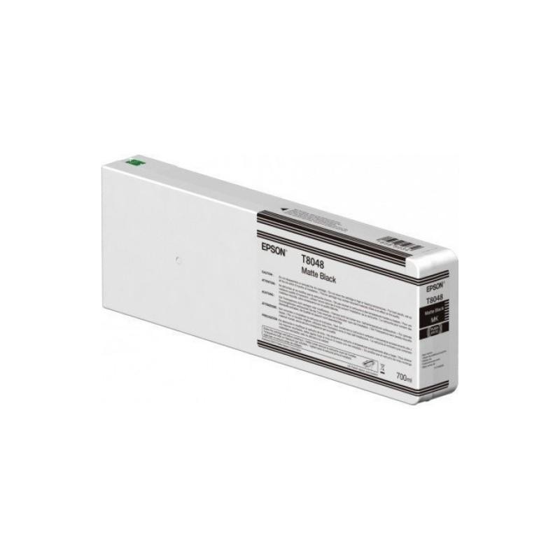EPSON GF SURECOLOR SERIE SC-P CARTUCHO NEGRO MATTE ULTRACHROME HDX/HD 700ML (SUSTITUYE A LA C13T804800)