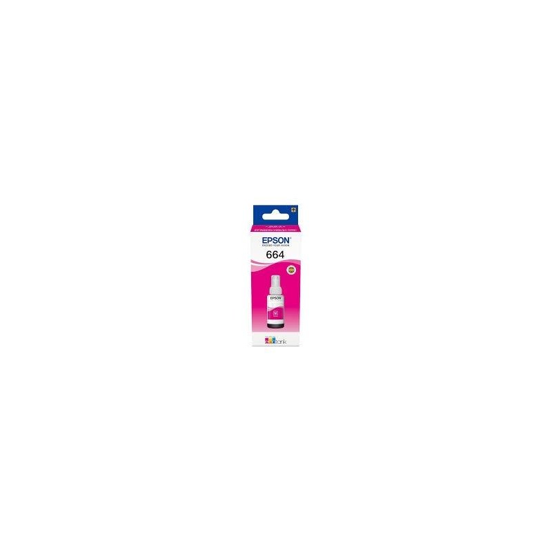 EPSON TINTA BOTE MAGENTA ECOTANK L355, 555 / ET-2500, 2550 , 2600 , 4500, 14000 - Nº 664