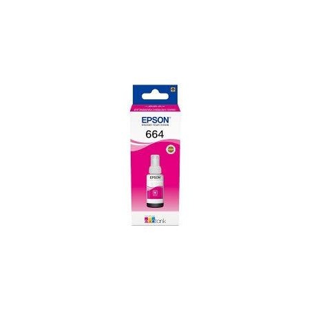 EPSON TINTA BOTE MAGENTA ECOTANK L355, 555 / ET-2500, 2550 , 2600 , 4500, 14000 - Nº 664
