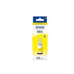 EPSON TINTA BOTE AMARILLO ECOTANK L355, 555 / ET-2500, 2550 , 2600 , 4500, 14000 - Nº 664