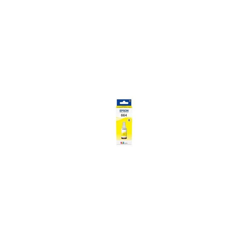 EPSON TINTA BOTE AMARILLO ECOTANK L355, 555 / ET-2500, 2550 , 2600 , 4500, 14000 - Nº 664