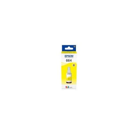 EPSON TINTA BOTE AMARILLO ECOTANK L355, 555 / ET-2500, 2550 , 2600 , 4500, 14000 - Nº 664