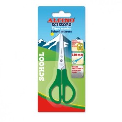 ALPINO TIJERAS SCHOOL 13CM BLISTER C/SURTIDOS