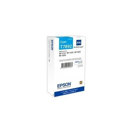 EPSON CARTUCHO CIAN XXL 4000 PAGINAS WORKFORCE PRO WF-5XXX SERIES