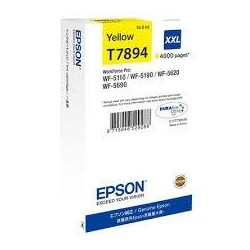 EPSON CARTUCHO AMARILLO XXL 4000 PAGINAS WORKFORCE PRO WF-5XXX SERIES