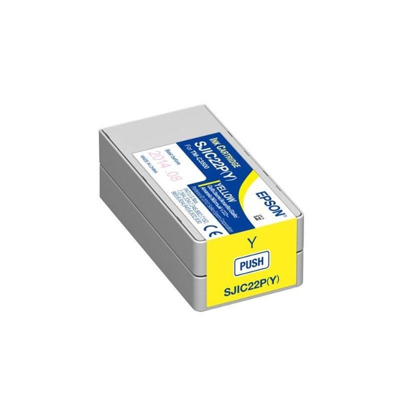 EPSON CARTUCHO DE TINTA AMARILLO COLORWORKS C3500 SJIC22P(Y)
