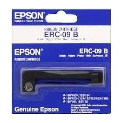 EPSON CINTA REGISTRADORA NEGRO M 160 163 164 180 180H 181 182 183 185 190 191 192 195 HX 20 - ERC-09