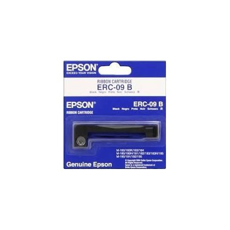 EPSON CINTA REGISTRADORA NEGRO M 160 163 164 180 180H 181 182 183 185 190 191 192 195 HX 20 - ERC-09