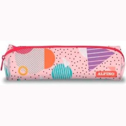 ALPINO ESTUCHE GEOMETRIC 1 CREMALLERA 21X6X5CM MULTICOLOR